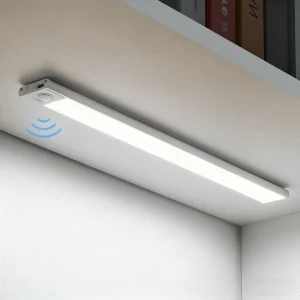 Smooth Dimming Modern LED Cabinet Lights DC5V PIR Motion Sensor Flicker Free Waterproof High CRI 90 Magnetic Sticker Mount