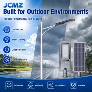 Solar DC LED Street Light 30W IP66 CCC CE RoHS Certified Lifepo4 Battery Aluminum 5-Year Warranty Road Wall Mount 120 Beam