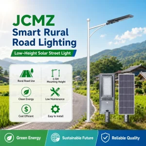 Solar DC LED Street Light IP66 CCC CE RoHS Certified Lifepo4 Battery Aluminum 5-Year Warranty Road Wall Mount Plastic Shade