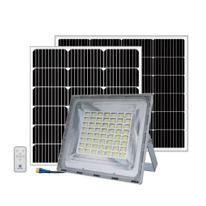 Solar Garden Light Solar Street Light with 50w 60w Mono Solar Panel Solar Flood Light