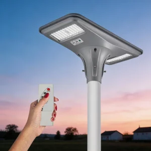 Solar Garden Lights Outdoor Landscape Lighting Waterproof Solar Street Light Remote Control LED Lighting Lamp 200W Garden Road