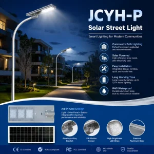 Solar Highway Road Street Light IP66 LED Aluminum with Battery DC Power Supply CCC RoHS CE Certified 5-Year Warranty