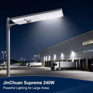 Solar Highway Street Light SMD IP66 Aluminum Plastic Shade Battery DC Power Supply High CRI 90 CCC RoHS Certified 5-Year 120