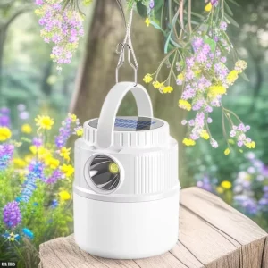 Solar IP65 Camping Light Long Endurance Outdoor Portable Home Emergency Light Rechargeable Tent Light with LED Remote Control