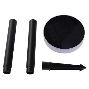 Solar LED Bollard Light Outdoor Waterproof Aluminum Durable Dusk to Dawn Landscape Lamp for Garden Walkway
