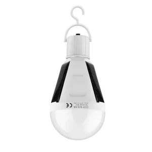 Solar LED Bulb Portable E27 Rechargeable IP65 6000K 360 Beam Garden Camping Hiking Emergency Light 7W 12W 85-265V