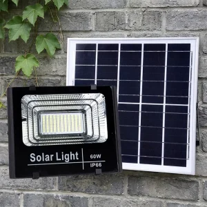 Solar LED Flood Light for Garden Outdoor Use Fishing IP66 Waterproof Remote Control Street Light