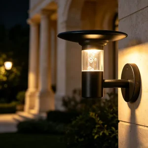 Solar LED Outdoor Wall Light Super Bright Garden Courtyard Passage Villa Door Post Outdoor Solar Wall Light