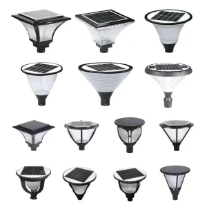 Solar Lamp Post Head IP65 Waterproof LED Garden Lighting for Community Retrofit Project