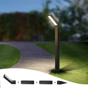 Solar Pathway Lights Outdoor Bright Solar Light IP65Waterproof Solar Powered Garden Lamp for Outside Walkway Patio Path Driveway