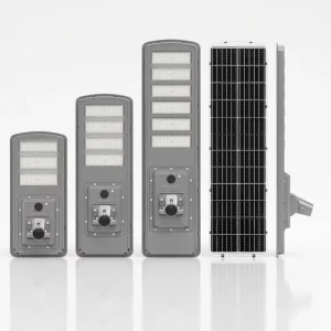 Solar-Powered IP65 Aluminum Alloy LED Street Light With Motion Sensor For Landscape Garden Outdoor Use Automatically Turns Dusk