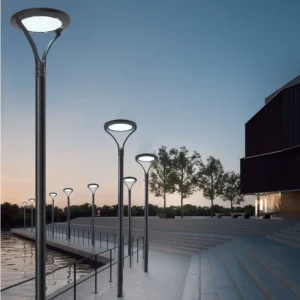Solar-Powered LED Streetlights for Outdoor Garden Use IP65 Rated 3-Year Warranty
