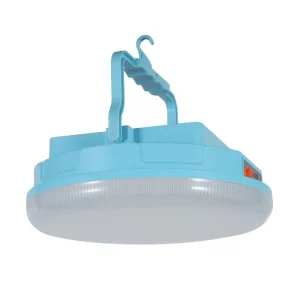 Solar-Powered LED UFO Light Outdoor Mobile Night Market Stall Emergency Charging ABS IP65 Bulb for Power Outages