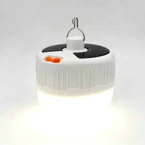Solar Rechargeable Pumpkin Camping Lantern 18650 Battery 30cm DC Charging Cable for Outdoor BBQ Party Camping Emergency Lighting