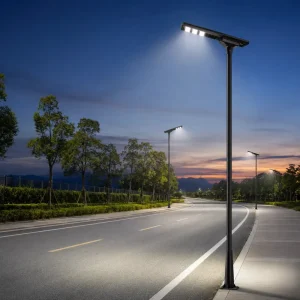 Solar Street Light 200W Campus School Safety IP65 LiFePO4 Radar Motion Sensor Dusk to Dawn OEM ODM