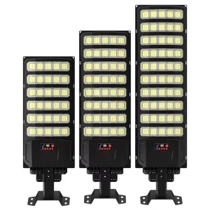 Solar Street Light Lithium Battery Long Life Span LED Light Source Outdoor Integrated Motion Sensor Poly-Si IP67 2-Year ABS
