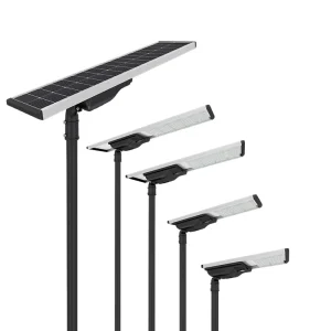 Solar Street Lights Dusk to Dawn Solar Street Light All in One 100W LED Parking Lot Lighting