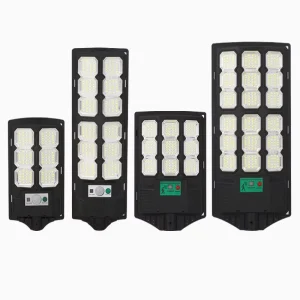 Solar Street Lights Outdoor Dusk to Dawn Waterproof Solar Security Flood Lamps with Motion Sensor and Remote for Yard Garage