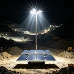Solar Trailer CE Certified IP65 Waterproof Large Capacity Photovoltaic Energy Storage for Outdoor