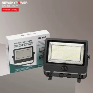 Solar Waterproof Outdoor Portable Emergency Usb Charging Led Camping Lamp High Power Courtyard Lights Floor Stand Flood Light