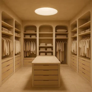 Solid Pine Wood Eco-friendly Convertible Multi-functional Modern Bedroom Wardrobe Customizable Color Size Home Furniture