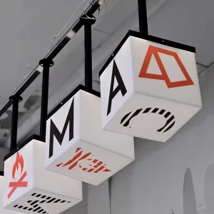 Space-Saving Curved Surface LED Light Box for Custom Advertising Decoration