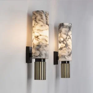 Spain imported Nordic Simple Luxury All Copper Wall Lamp Yunshi Hotel Homestay Living Bedroom LED Light Decorative Indoor Use