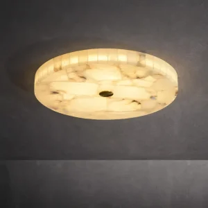 Spanish Style Post-modern Minimalist Light Luxury Bedroom Study Marble Round Ceiling Light