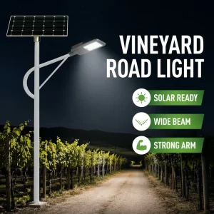 Split Solar Street Light SMD5054 100W Large Capacity Lithium Battery Outdoor Road Lamp for All Weather