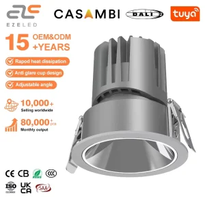 Spot Light White Black Color Design 5w 8w 7w 10w 15w Output Power LED Ceiling Spotlight