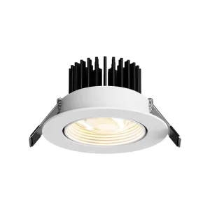 Spotlight Embedded Downlight LED Double Eyelid Ceiling Lamp Living Room Light Full Spectrum Lamps PC