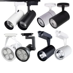 Spotlight LED Track Light Clothing Store 20W 30W Rail Light Ultra-Bright Energy-Saving Exhibition Hall Commercial Background