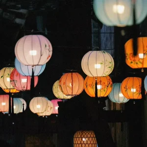 Spring Wedding Festival Led Lantern Light Outdoor Waterproof Decoration Motif Lights