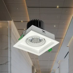 Square Adjustable Grille Recessed Downlight