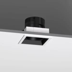 Square COB Anti Glare Spotlight Ceiling Down Light 12W for Hotel Commercial Malls Recessed Downlight LED