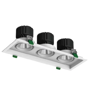 Square Embedded Grille Recessed Downlight