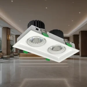 Square Gimble Grille Recessed Downlight