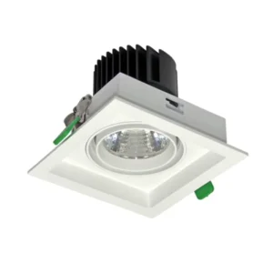 Square Recessed Gimble Grille Ceiling Light