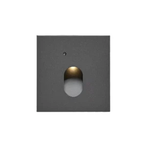 Square Recessed LED Step Light IP65 Compact Aluminum Wall Light for Outdoor Stair Pathway and Garden Lighting