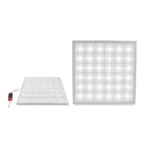 Square Shape Ultra Slim Modern AC85 265 3000k 4000k 6500k Integrated Ceiling Grille Lights 600*600mm LED Grille Panel Light
