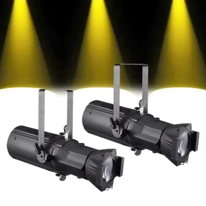 Stage Light LED Profile Stage Spotlights LED Zoom K9 200W 300W Cool White+Warm White Par DMX512 Lights for Exhibitions Theatres