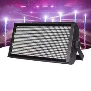Stage Lighting 1000W Strobe Light RGB Flash Light DMX512 Control White LED IP65 Aluminum Spotlight Club Wedding Hotel