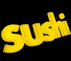 Stainless Steel Letters LED Acrylic Light Box Waterproof Customizable Business Outdoor Advertising Store Front Sign