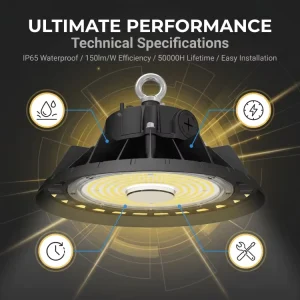 Standard Grade Rugged 200LM/W High Efficacy Warehouse Light for Indoor Stadium