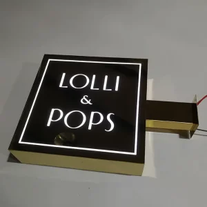 Standard Small Light Box LED Outdoor Advertising Light Box Round