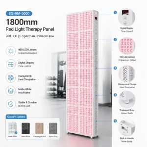 Standing Full Body Red Light Therapy Panel Designed for Home Sports Recovery Beauty and Commercial Use