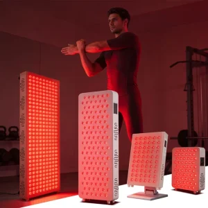 Standing Type Red Light Therapy Panel Touch Screen Remote Controller Wall Bracket Home Use Full Body Light Therapy Device