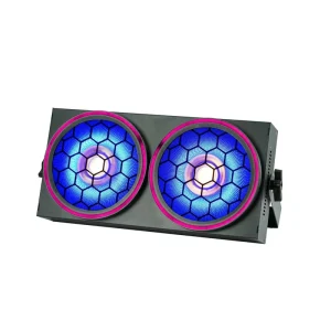 Star Flash Two eye Audience Light with LED Strips with LED Strips and COB RGB Color changing Used for Performance Stage