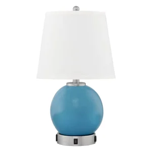 Steel Lamps Powder Coated Brushed Steel Nightstand Hospitality Table Lamp Hotel Supplier