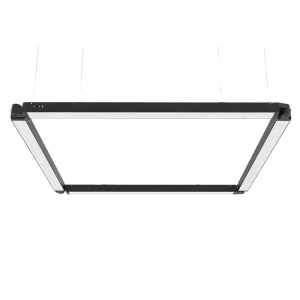 Stock 40W 4FT Linkable LED Linear Light Aluminum Body 3 CCT 30K 40K 50K Switchable Workshop Pendant Light High CRI 50 000 Hours